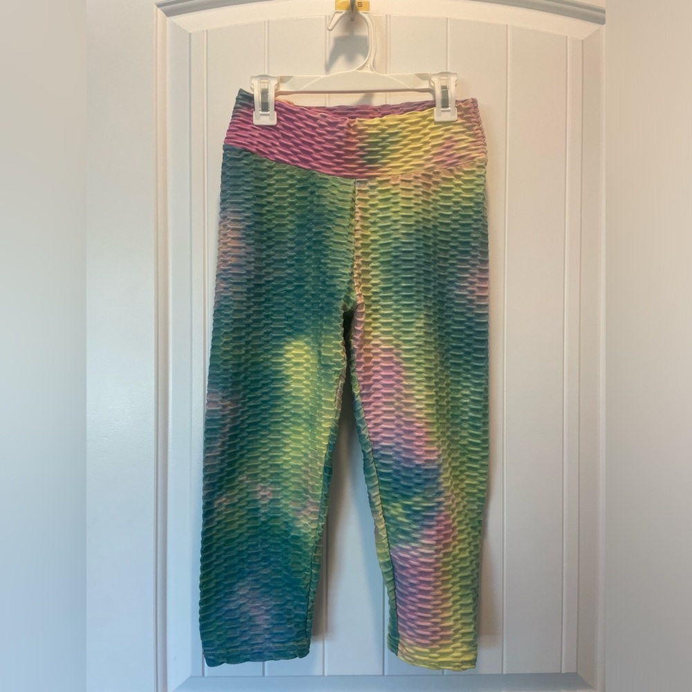 Tye dye, booty scrunch leggings